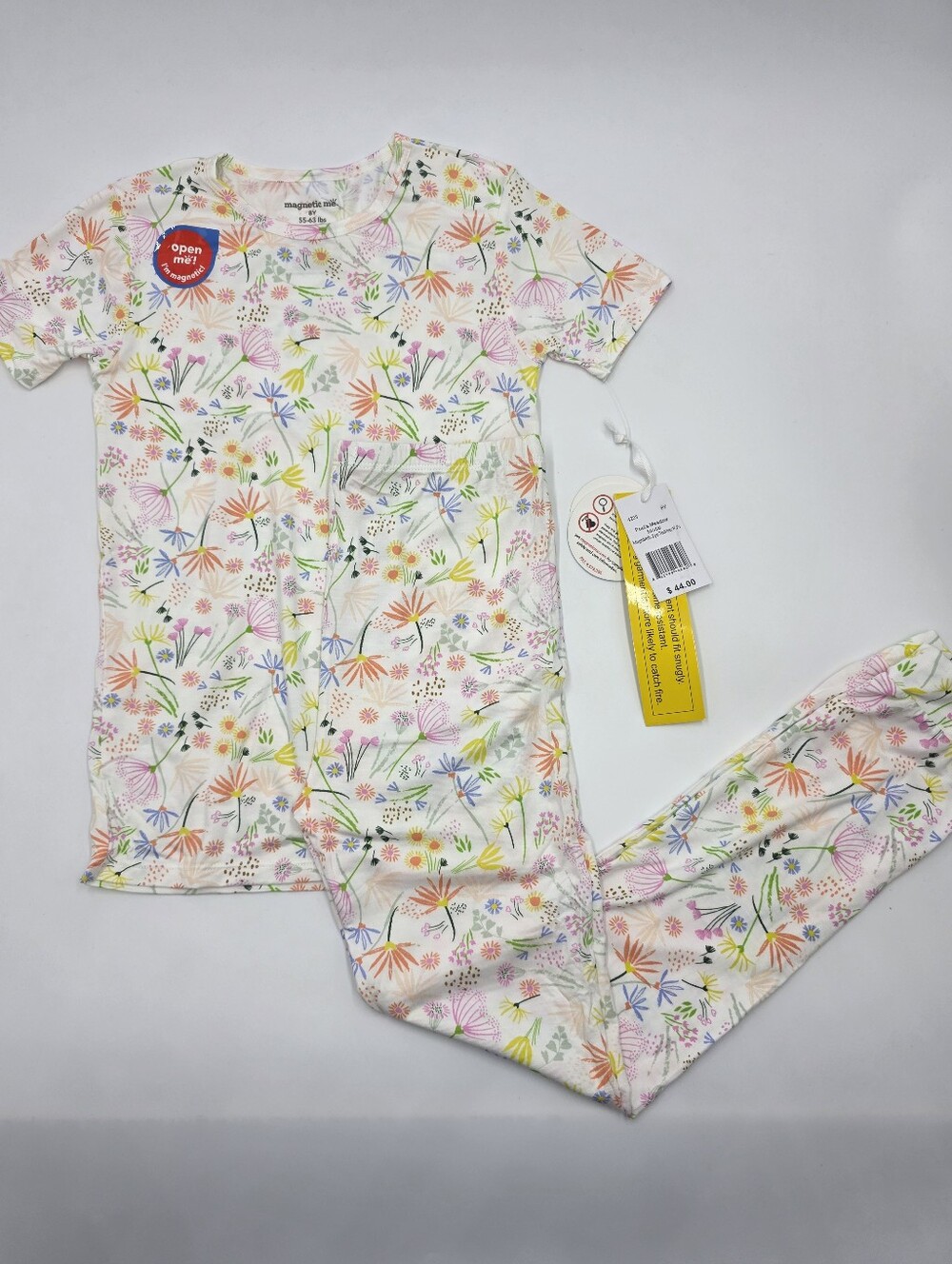 NEW Magnetic Me girls' floral print pajama set size 8